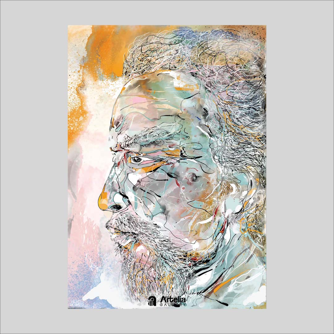 ภาพจำ ฉากนัยใจ NO.1 โดย หงา คาราวาน ศิลปินแห่งชาติ ภาพเขียนดิจิทัลปริ้นท์