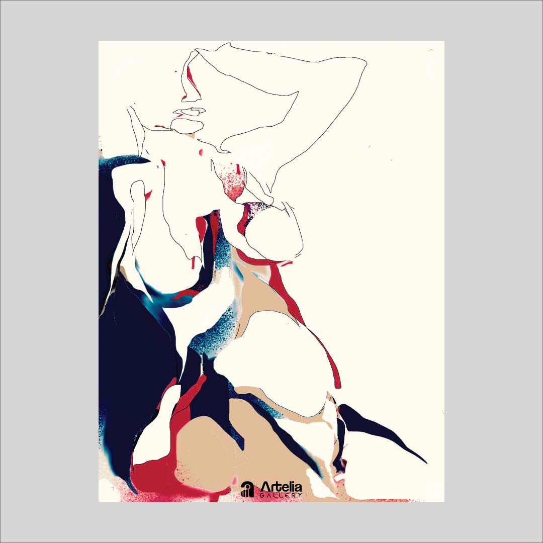 ภาพจำ ฉากนัยใจ NO.105 โดย หงา คาราวาน ศิลปินแห่งชาติ ภาพเขียนดิจิทัลปริ้นท์