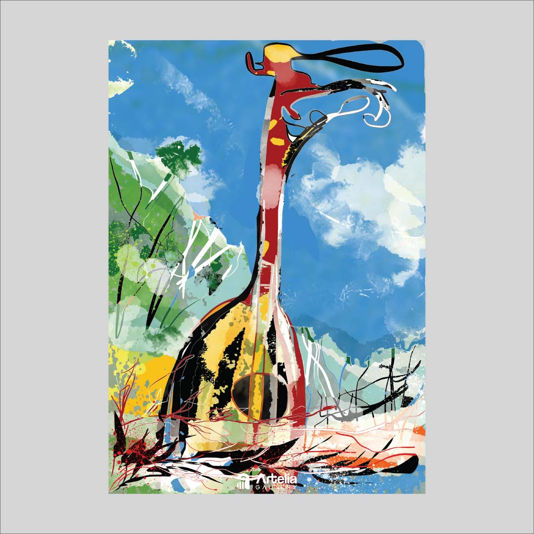 ภาพจำ ฉากนัยใจ NO.11 โดย หงา คาราวาน ศิลปินแห่งชาติ ภาพเขียนดิจิทัลปริ้นท์