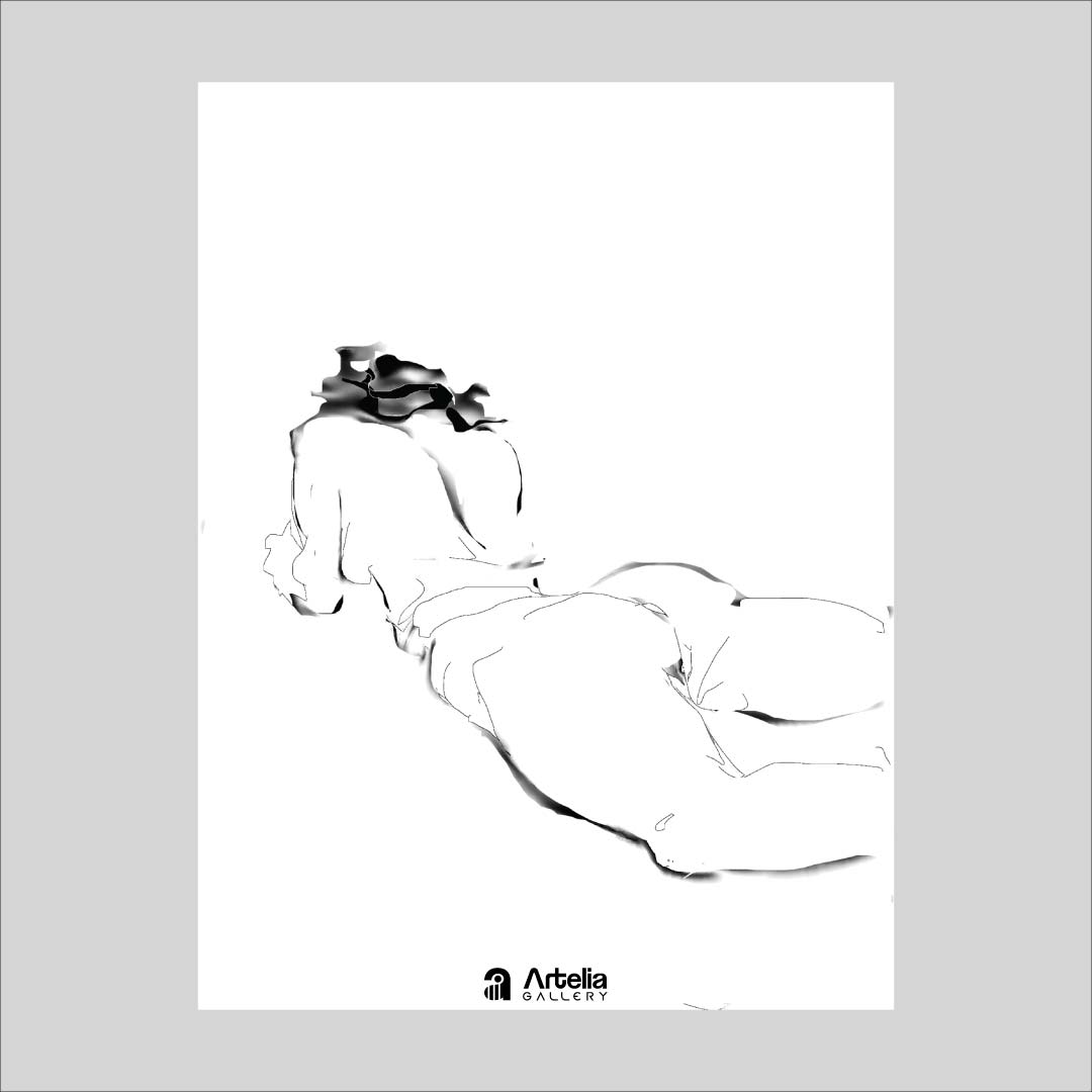 ภาพจำ ฉากนัยใจ NO.117 โดย หงา คาราวาน ศิลปินแห่งชาติ ภาพเขียนดิจิทัลปริ้นท์