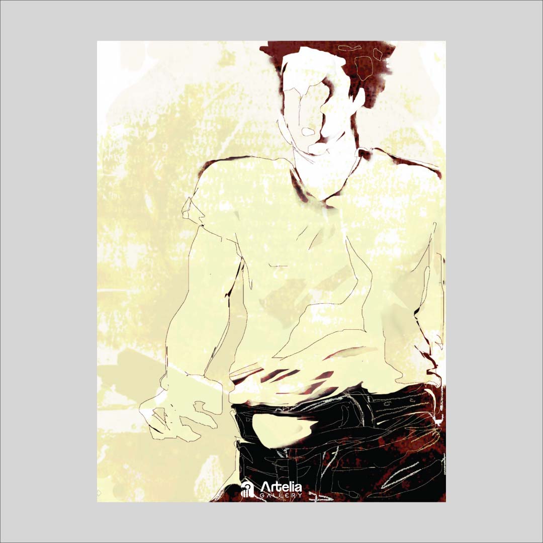 ภาพจำ ฉากนัยใจ NO.137 โดย หงา คาราวาน ศิลปินแห่งชาติ ภาพเขียนดิจิทัลปริ้นท์