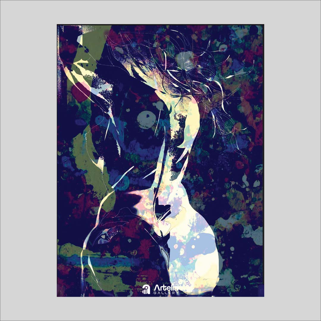 ภาพจำ ฉากนัยใจ NO.156 โดย หงา คาราวาน ศิลปินแห่งชาติ ภาพเขียนดิจิทัลปริ้นท์