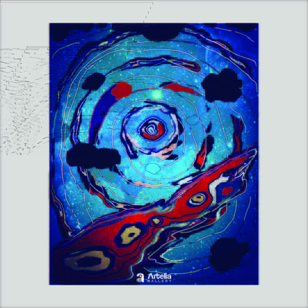 ภาพจำ ฉากนัยใจ NO.28 โดย หงา คาราวาน ศิลปินแห่งชาติ ภาพเขียนดิจิทัลปริ้นท์