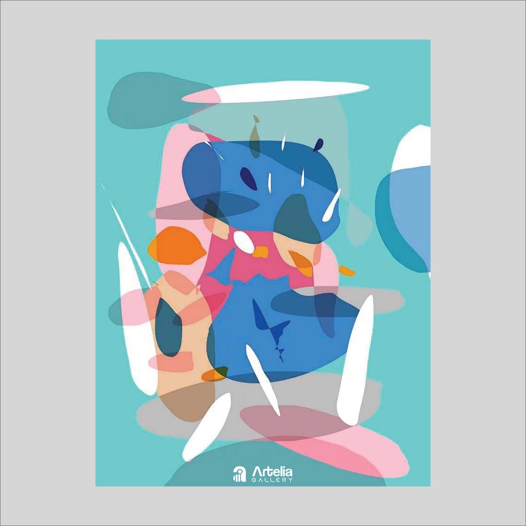 ภาพจำ ฉากนัยใจ NO.29 โดย หงา คาราวาน ศิลปินแห่งชาติ ภาพเขียนดิจิทัลปริ้นท์