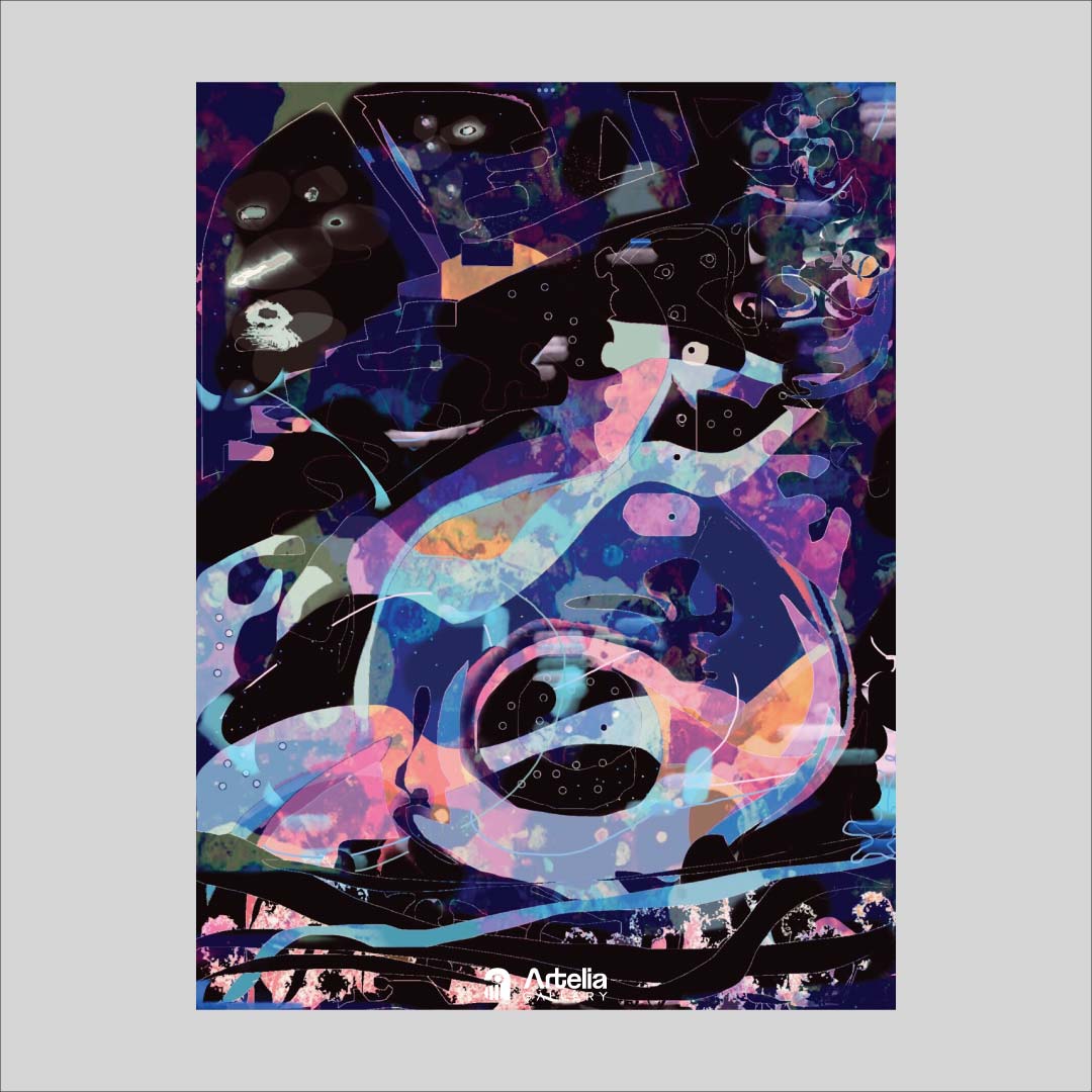 ภาพจำ ฉากนัยใจ NO.31 โดย หงา คาราวาน ศิลปินแห่งชาติ ภาพเขียนดิจิทัลปริ้นท์