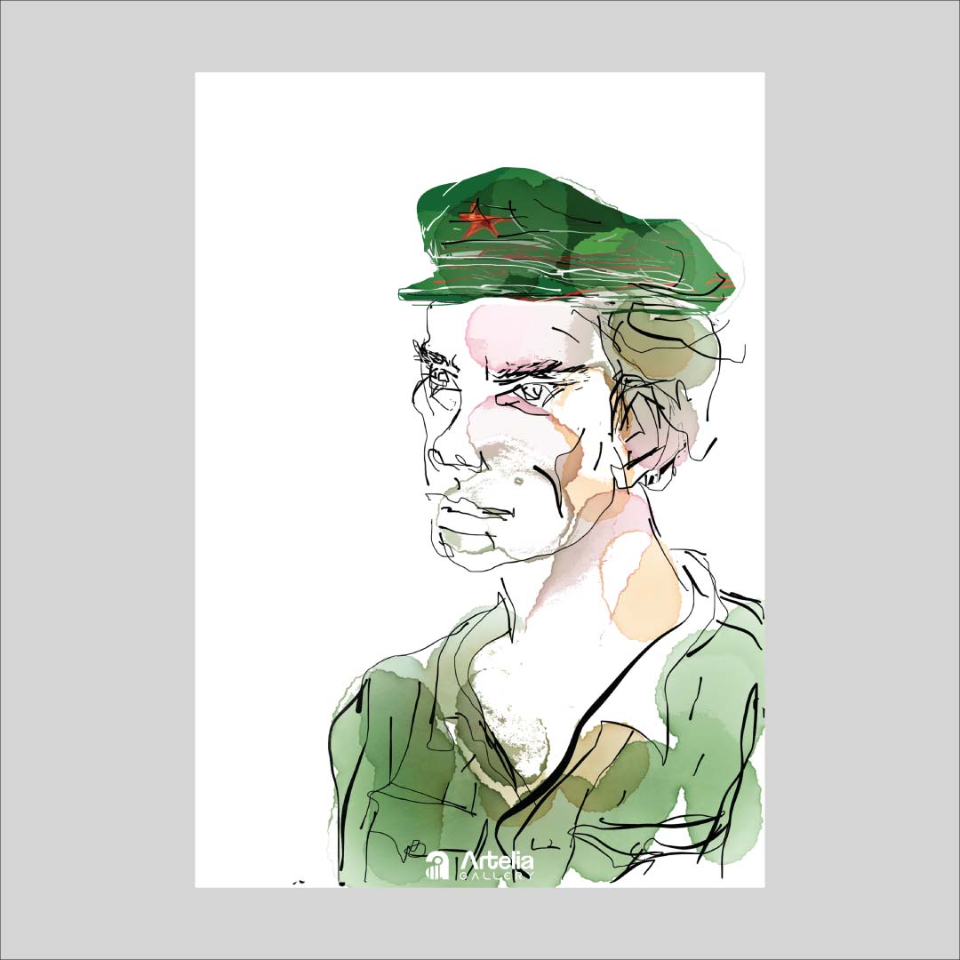 ภาพจำ ฉากนัยใจ NO.34 โดย หงา คาราวาน ศิลปินแห่งชาติ ภาพเขียนดิจิทัลปริ้นท์