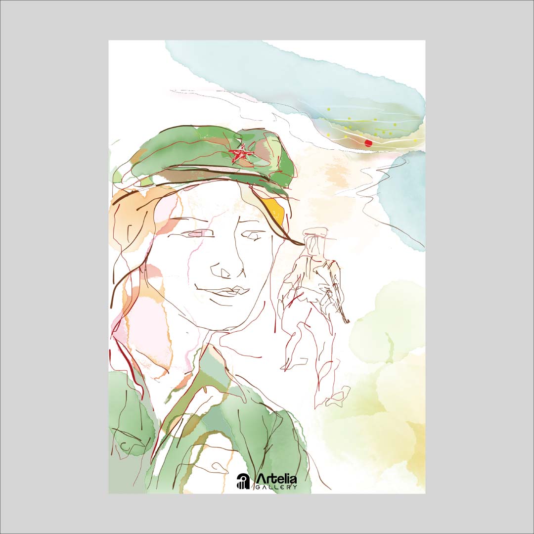 ภาพจำ ฉากนัยใจ NO.37 โดย หงา คาราวาน ศิลปินแห่งชาติ ภาพเขียนดิจิทัลปริ้นท์