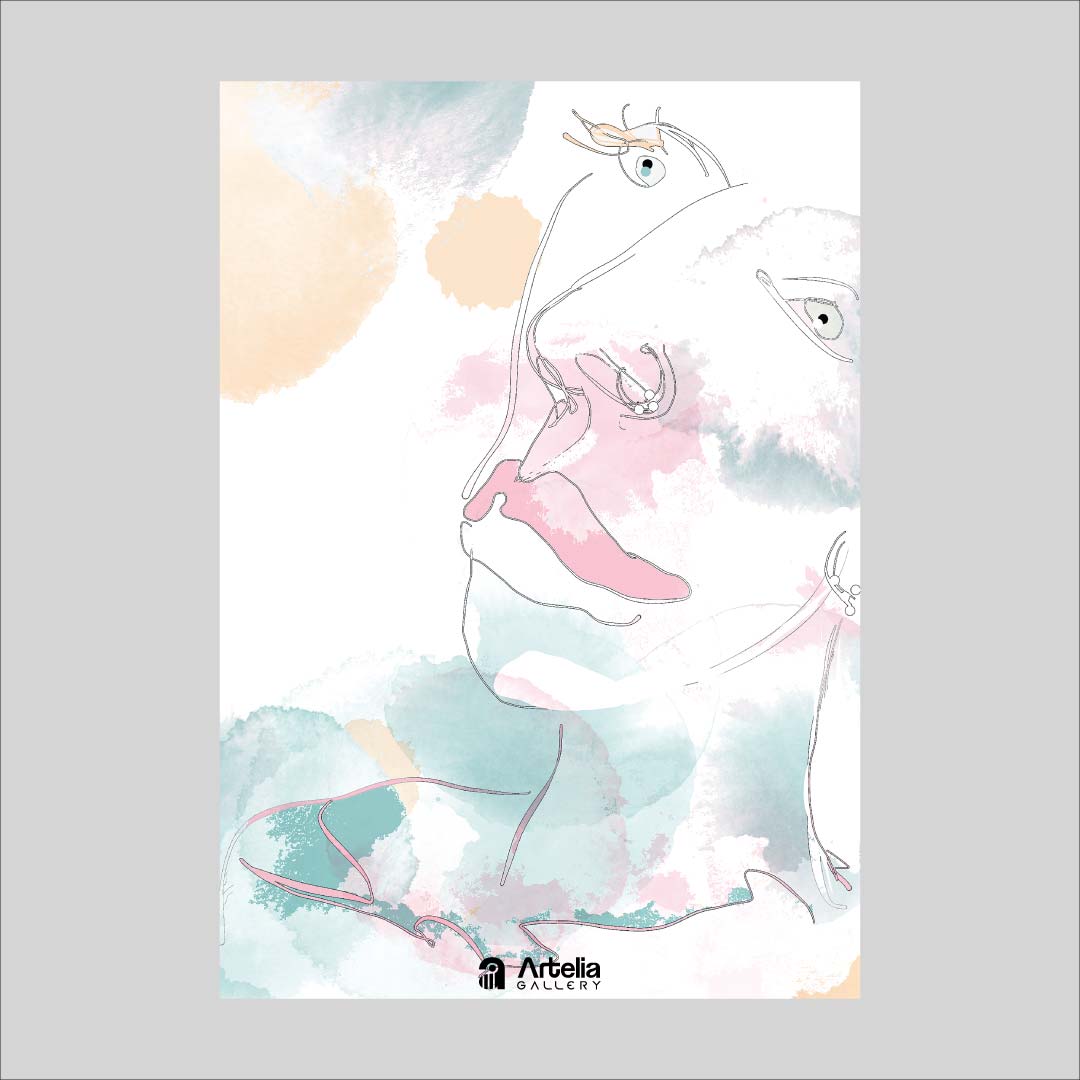 ภาพจำ ฉากนัยใจ NO.51 โดย หงา คาราวาน ศิลปินแห่งชาติ ภาพเขียนดิจิทัลปริ้นท์