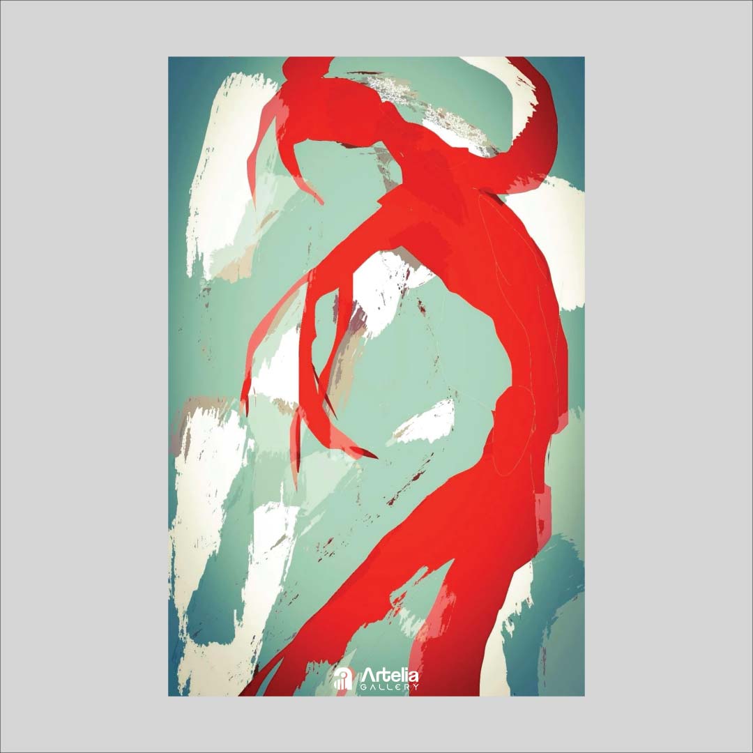 ภาพจำ ฉากนัยใจ NO.8 โดย หงา คาราวาน ศิลปินแห่งชาติ ภาพเขียนดิจิทัลปริ้นท์