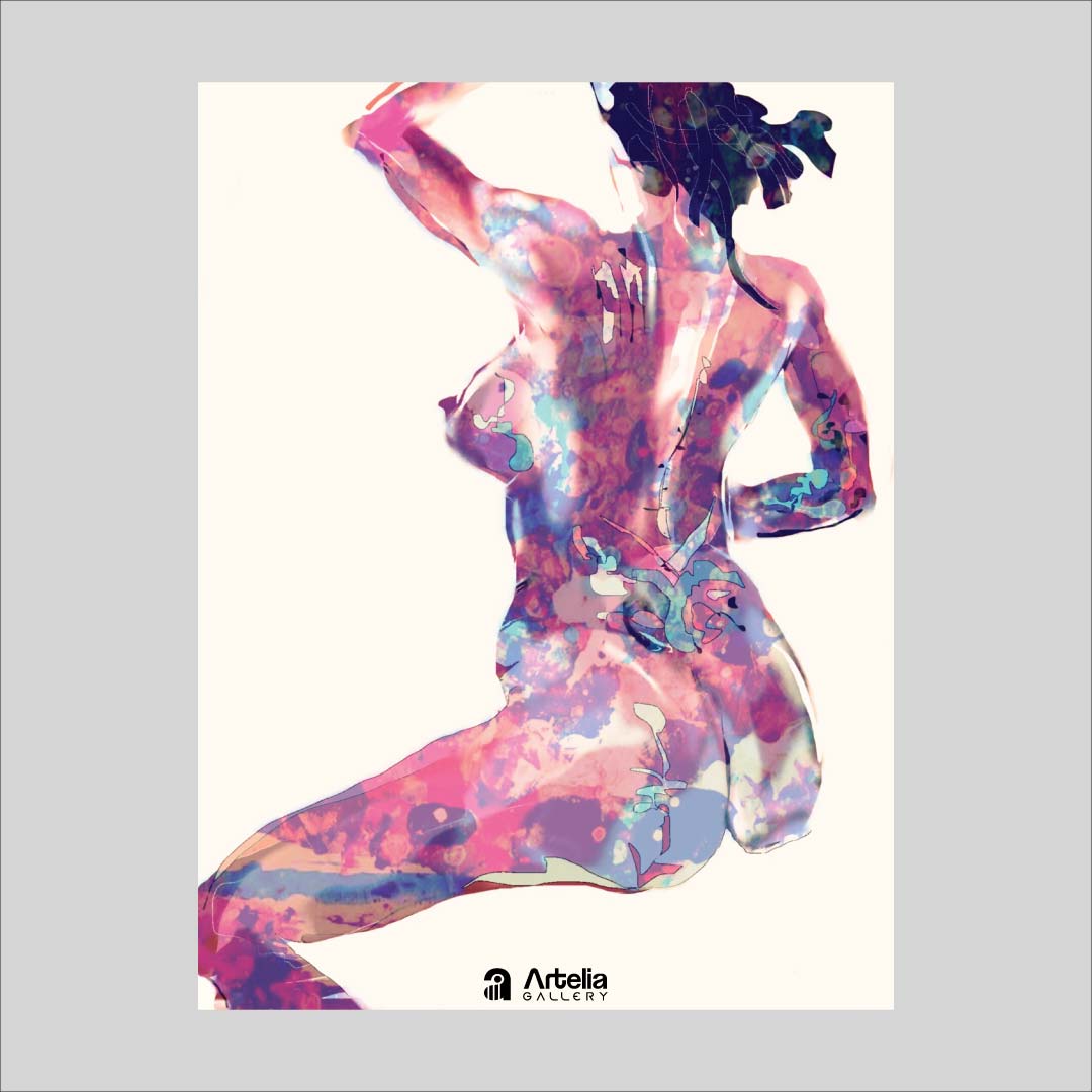 ภาพจำ ฉากนัยใจ NO.81 โดย หงา คาราวาน ศิลปินแห่งชาติ ภาพเขียนดิจิทัลปริ้นท์