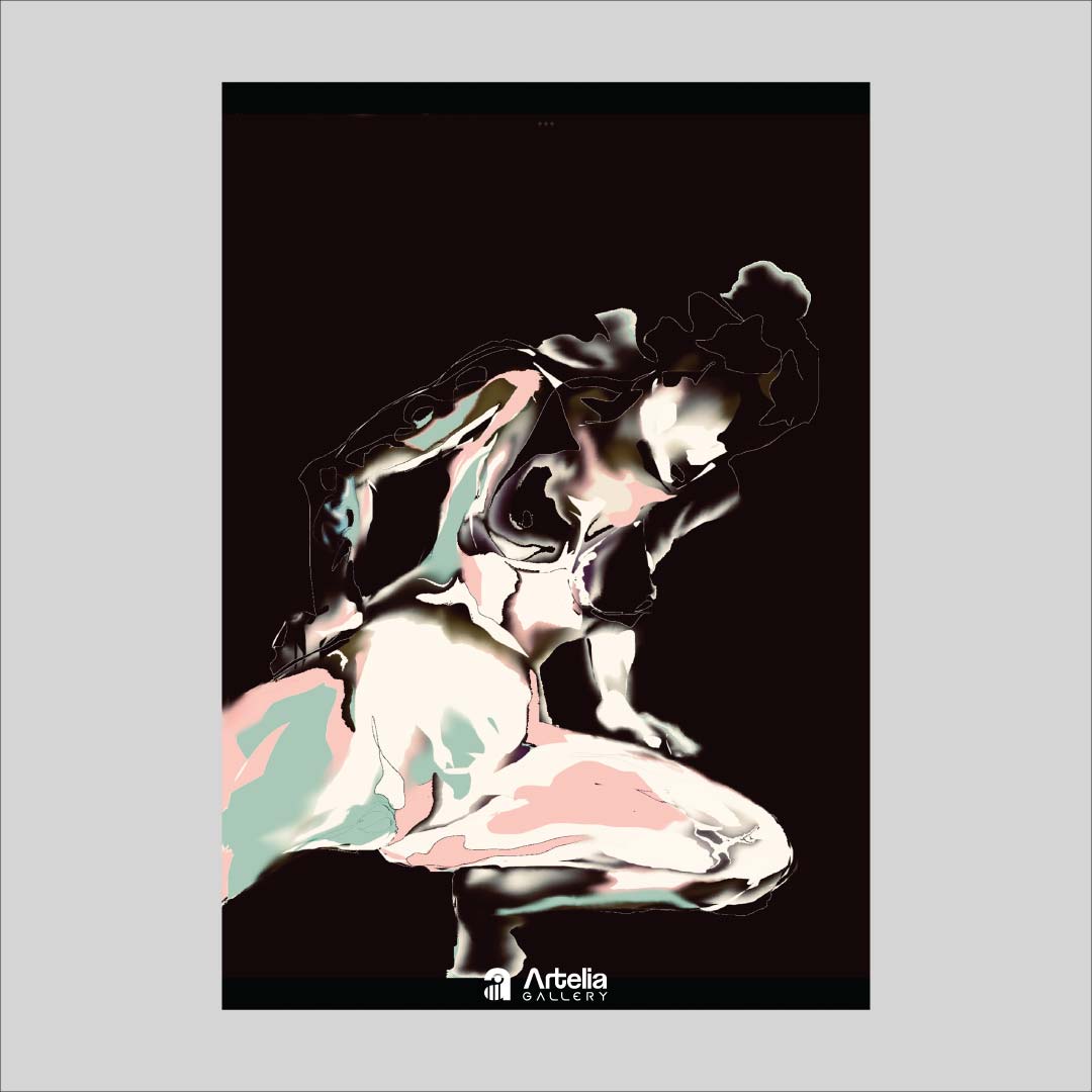 ภาพจำ ฉากนัยใจ NO.88 โดย หงา คาราวาน ศิลปินแห่งชาติ ภาพเขียนดิจิทัลปริ้นท์