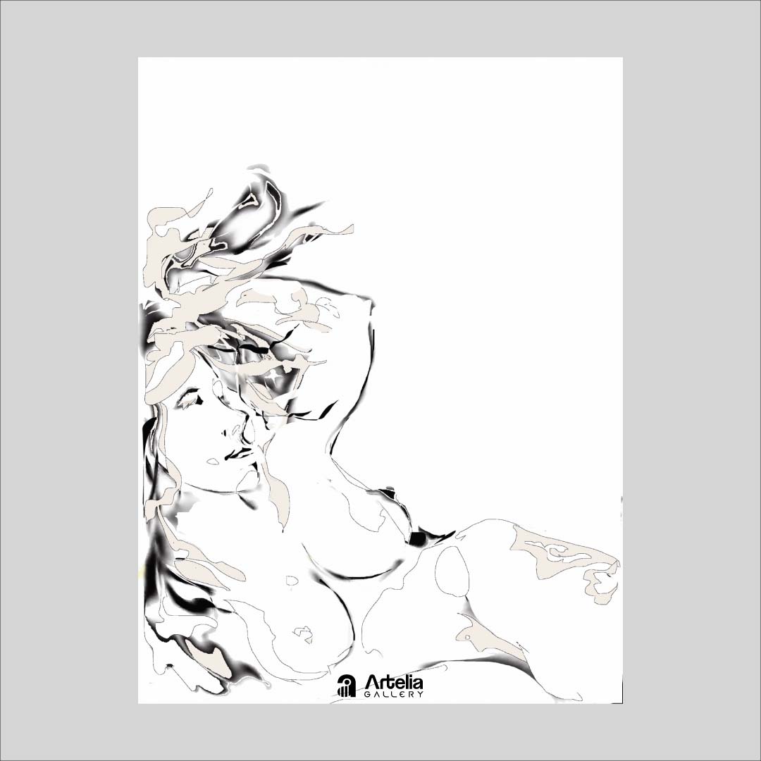 ภาพจำ ฉากนัยใจ NO.92 โดย หงา คาราวาน ศิลปินแห่งชาติ ภาพเขียนดิจิทัลปริ้นท์